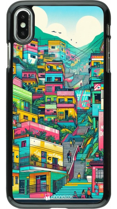 Coque iPhone Xs Max - Medellin Comuna 13 Art