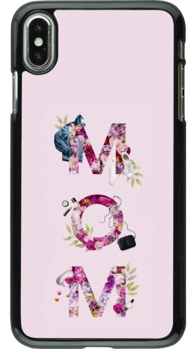 Coque iPhone Xs Max - Mom 2024 girly mom