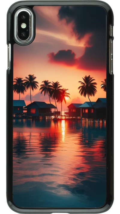 Coque iPhone Xs Max - Paradis Maldives