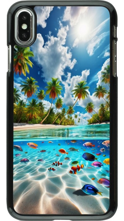 Coque iPhone Xs Max - Plage Paradis