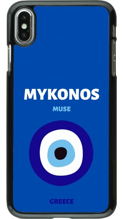 Coque iPhone Xs Max - Pop Summer Destination Mykonos