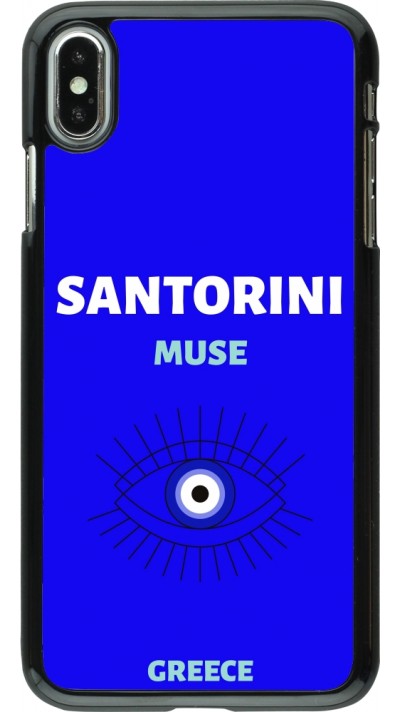 Coque iPhone Xs Max - Pop Summer Destination Santorini