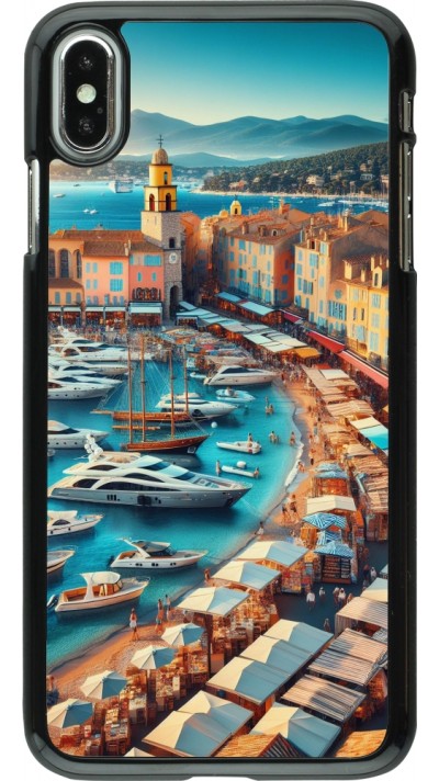 Coque iPhone Xs Max - Saint-Tropez Beach