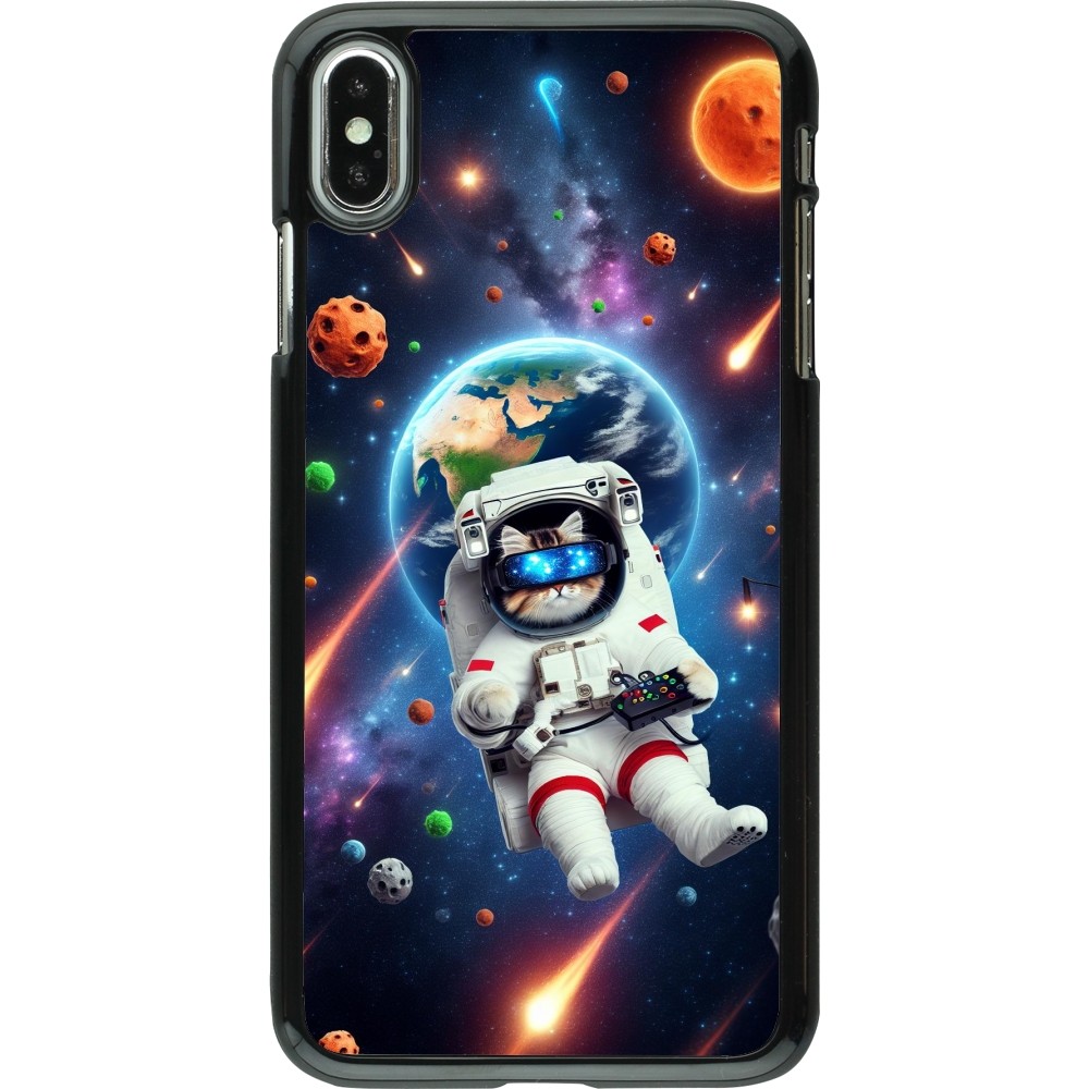 Coque iPhone Xs Max - VR SpaceCat Odyssey