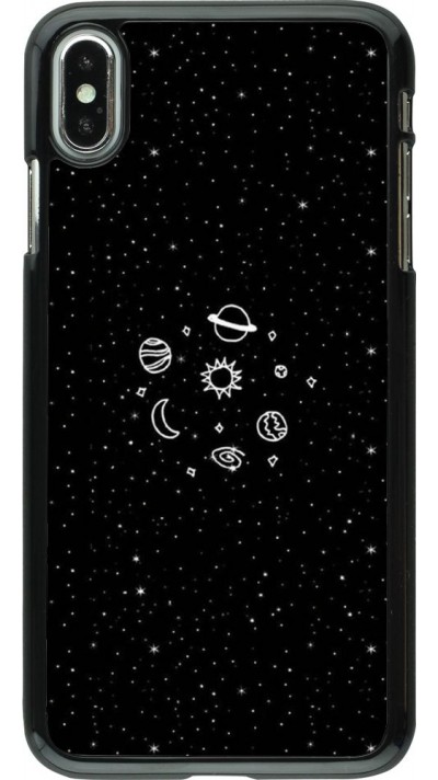 Coque iPhone Xs Max - Space Doodle