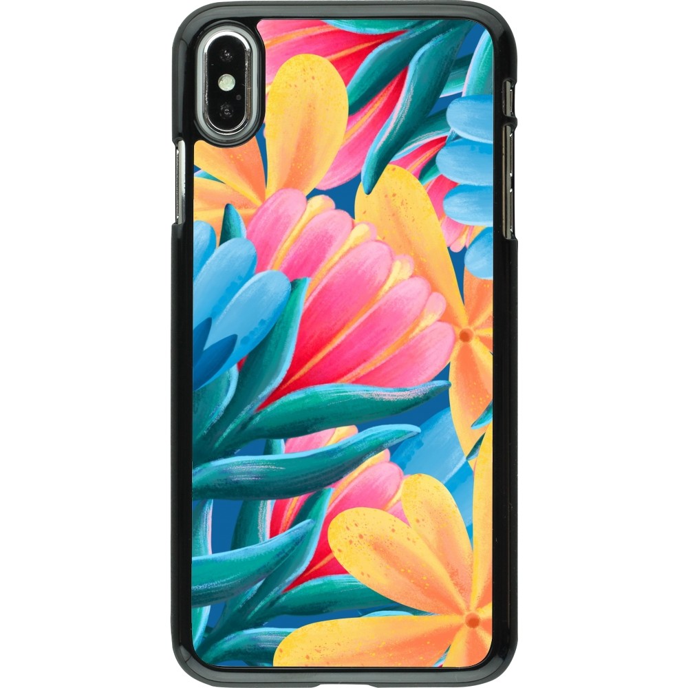 Coque iPhone Xs Max - Spring 23 colorful flowers