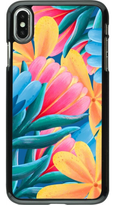 Coque iPhone Xs Max - Spring 23 colorful flowers