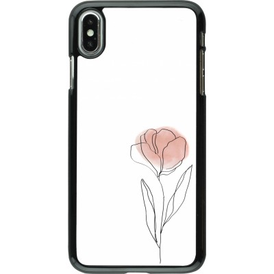 Coque iPhone Xs Max - Spring 23 minimalist flower