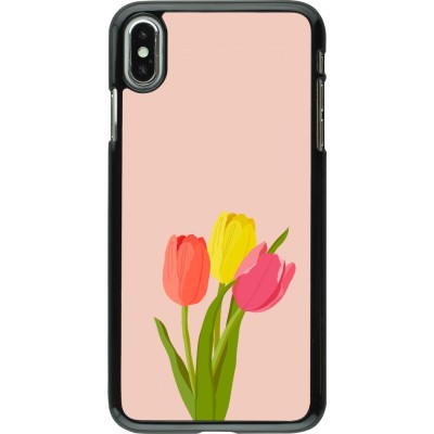 Coque iPhone Xs Max - Spring 23 tulip trio