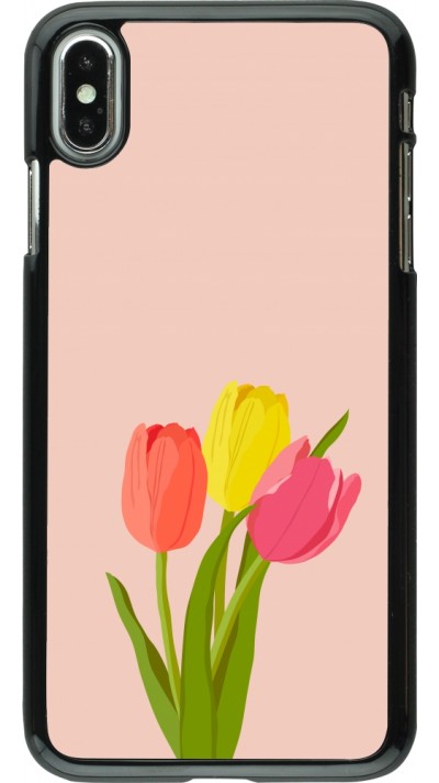 Coque iPhone Xs Max - Spring 23 tulip trio