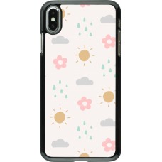 iPhone Xs Max Case Hülle - Spring 23 weather