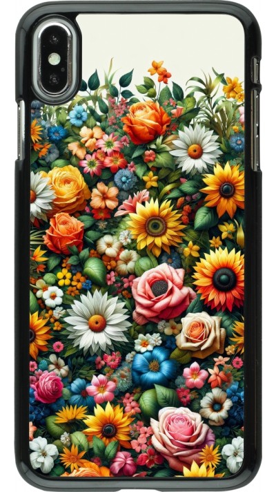 Coque iPhone Xs Max - Summer Floral Pattern