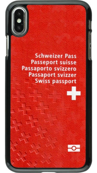 Coque iPhone Xs Max - Swiss Passport