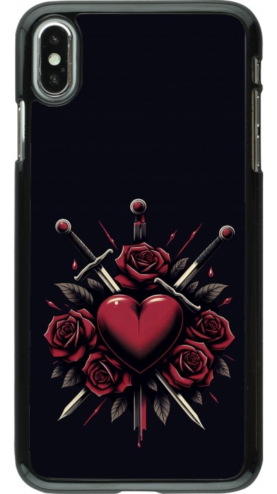 Coque iPhone Xs Max - Valentine 2024 gothic love