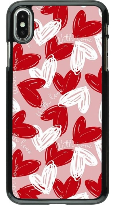 Coque iPhone Xs Max - Valentine 2024 with love heart