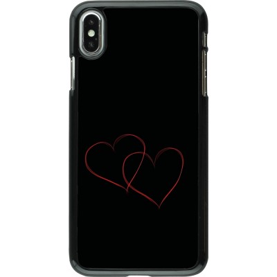 Coque iPhone Xs Max - Valentine 2023 attached heart