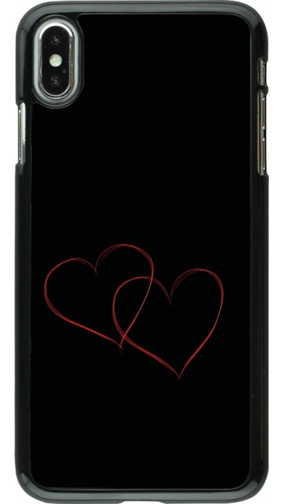 Coque iPhone Xs Max - Valentine 2023 attached heart