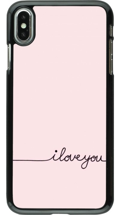 Coque iPhone Xs Max - Valentine 2023 i love you writing