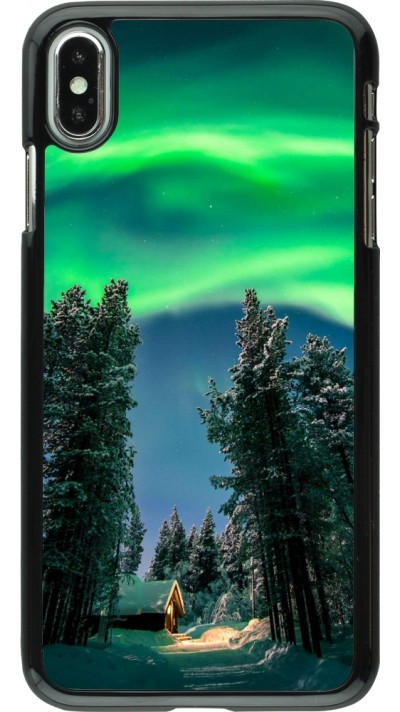 Coque iPhone Xs Max - Winter 22 Northern Lights