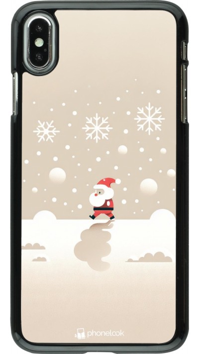 Coque iPhone Xs Max - Noël 2023 Minimalist Santa