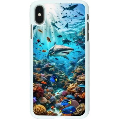 Coque iPhone Xs Max - Plastique blanc Bora Bora Mer et Merveilles