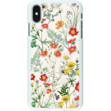 Coque iPhone Xs Max - Plastique blanc Flora Botanical Wildlife