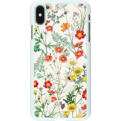 Coque iPhone Xs Max - Plastique blanc Flora Botanical Wildlife