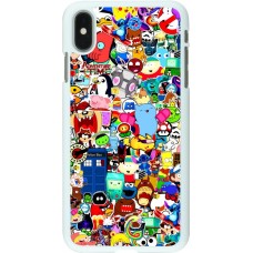 Coque iPhone Xs Max - Plastique blanc Mixed cartoons