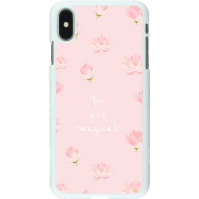 Coque iPhone Xs Max - Plastique blanc Mom 2023 your are magical