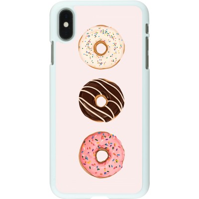 Coque iPhone Xs Max - Plastique blanc Spring 23 donuts