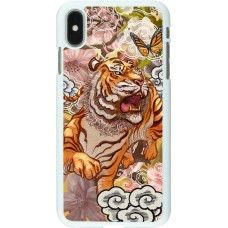 Coque iPhone Xs Max - Plastique blanc Spring 23 japanese tiger