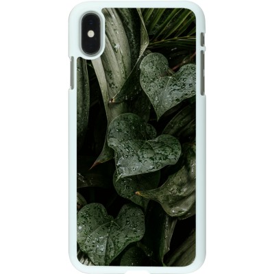 Coque iPhone Xs Max - Plastique blanc Spring 23 fresh plants