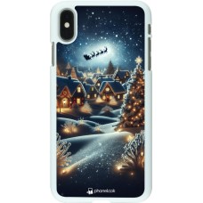 Coque iPhone Xs Max - Plastique blanc Noël 2023 Christmas is Coming