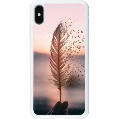 Coque iPhone Xs Max - Silicone rigide blanc Hello September 11 19