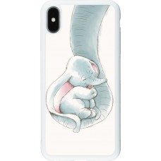 Coque iPhone Xs Max - Silicone rigide blanc Mom 1903