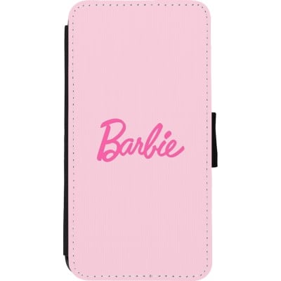 Coque iPhone Xs Max - Wallet noir Barbie Text