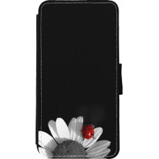 Coque iPhone Xs Max - Wallet noir Black and white Cox