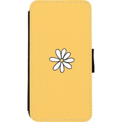 Coque iPhone Xs Max - Wallet noir Easter 2023 daisy