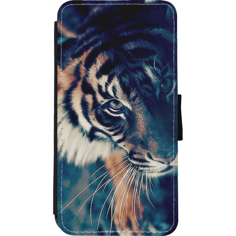 Hülle iPhone Xs Max - Wallet schwarz Incredible Lion