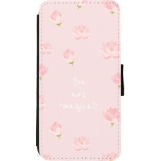 Coque iPhone Xs Max - Wallet noir Mom 2023 your are magical