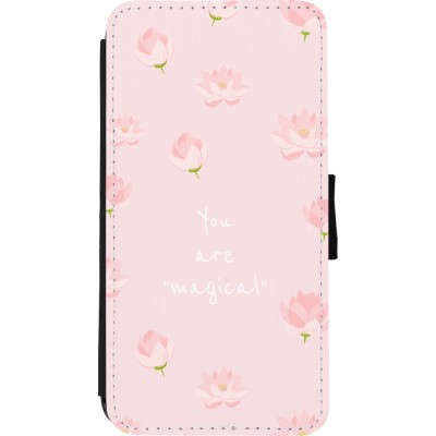 Coque iPhone Xs Max - Wallet noir Mom 2023 your are magical