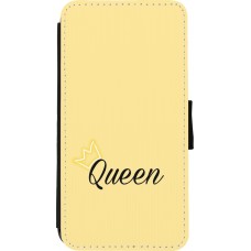 Coque iPhone Xs Max - Wallet noir Mom 2024 Queen