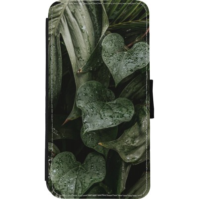 Coque iPhone Xs Max - Wallet noir Spring 23 fresh plants