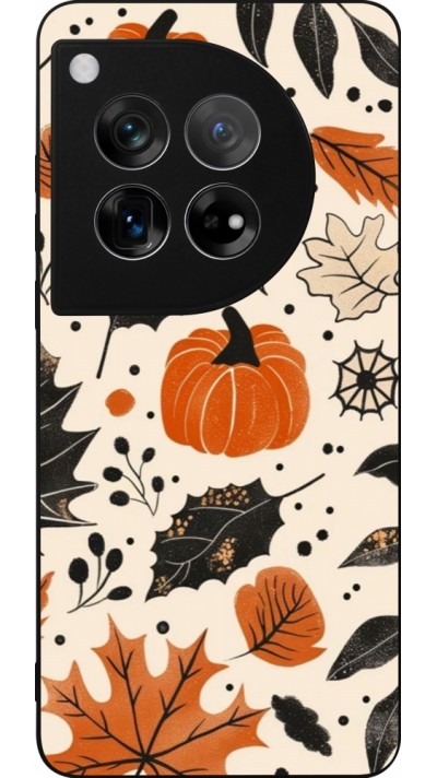 Coque OnePlus 12 - Silicone rigide noir Autumn 2024 nature