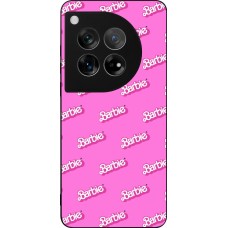 Coque OnePlus 12 - Silicone rigide noir Barbie Pattern