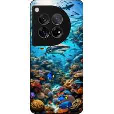 Coque OnePlus 12 - Silicone rigide noir Bora Bora Mer et Merveilles