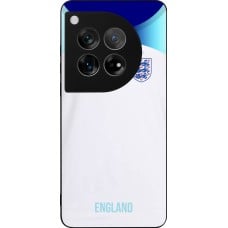 Coque OnePlus 12 - Silicone rigide noir Maillot de football Angleterre 2022 personnalisable