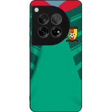 Coque OnePlus 12 - Silicone rigide noir Maillot de football Cameroun 2022 personnalisable