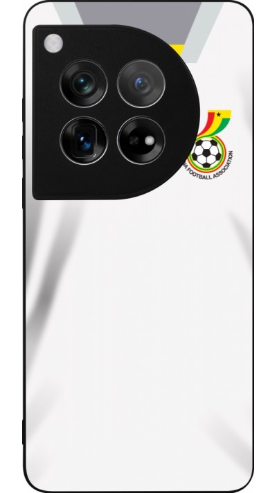 Coque OnePlus 12 - Silicone rigide noir Maillot de football Ghana 2022 personnalisable