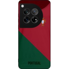 Coque OnePlus 12 - Silicone rigide noir Maillot de football Portugal 2022